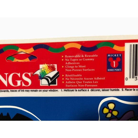 Halloween Mickey Mouse Color-Clings Removable & Reusable Window Decorations - Picture 4 of 12